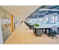 中国红街以及美林大厦写字楼中等装修1200㎡