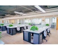 中国红街以及美林大厦写字楼中等装修1200㎡