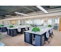 中国红街以及美林大厦写字楼中等装修1200㎡